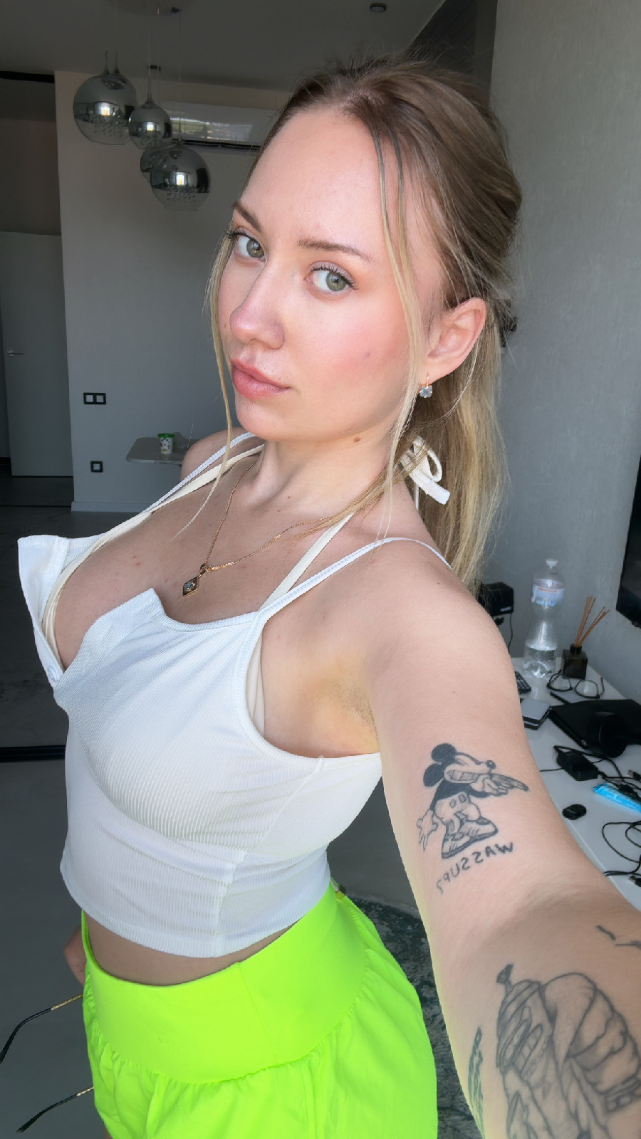 KateV in her underwear in Karaj