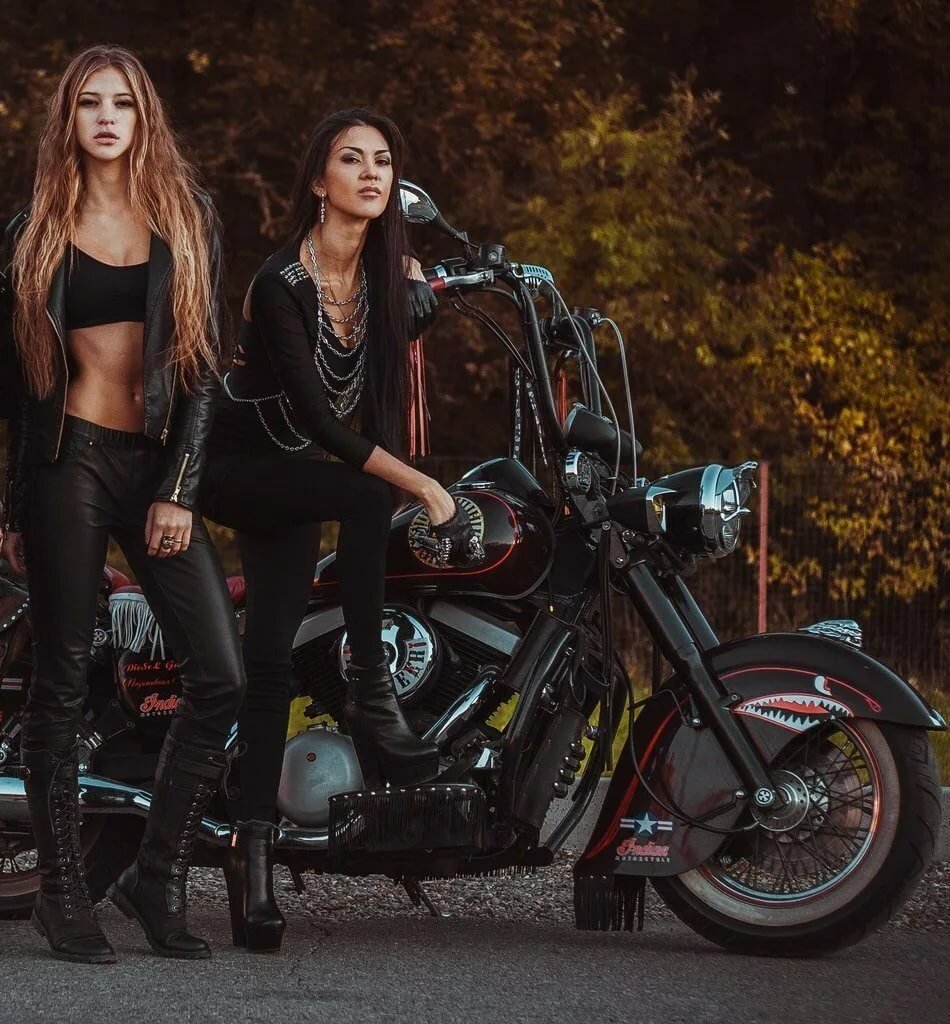 Beautiful girls and bikes in Karaj